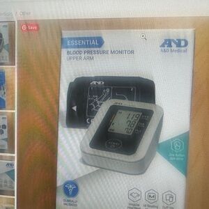 Blood Pressure Monitor - Black and Gray